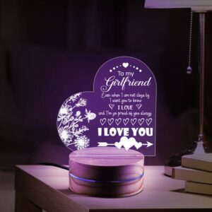 Valentine Night Light, Flowers To My Girlfriend&hellip;