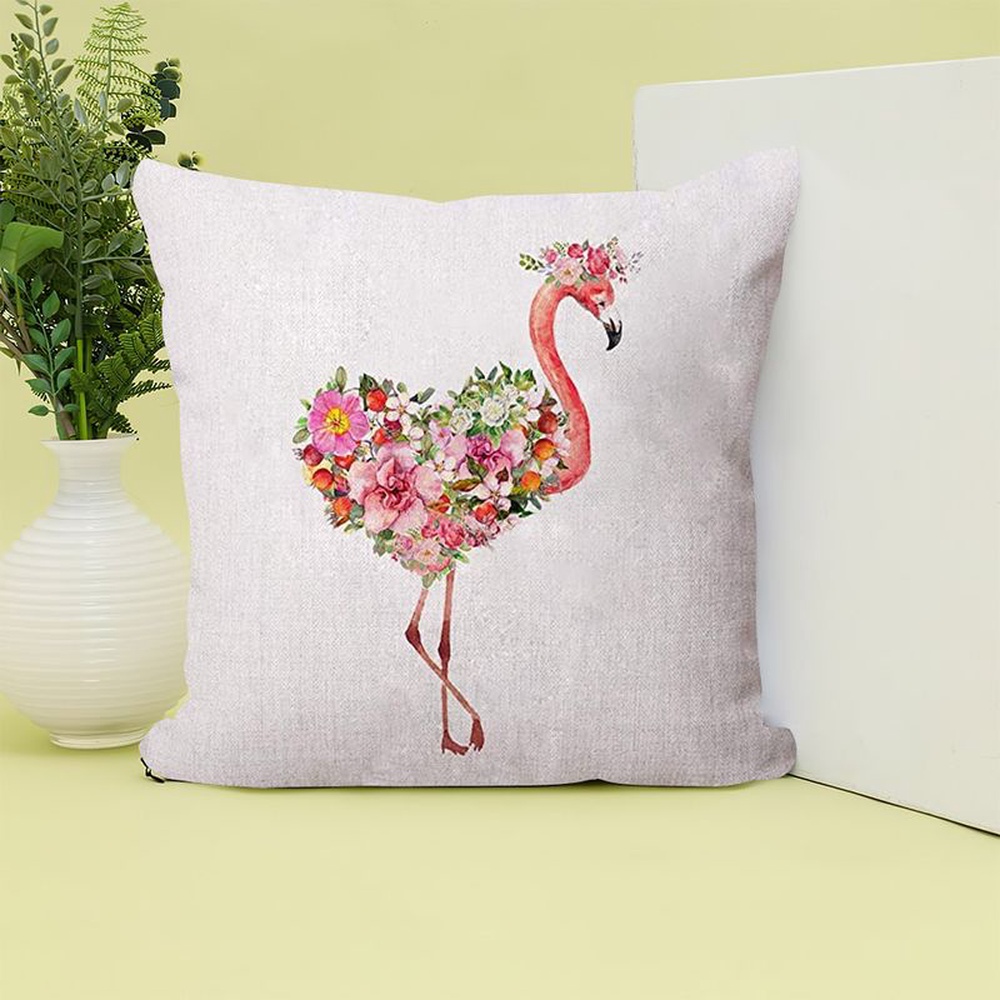 Valentine Pillow, Flowers Flamingo Heart Valentine’s Day 14th February Birthday For Wife Girlfriend Sofa Decor Valentine Pillow, Flowers Flamingo Heart Valentine’s Day 14th February Birthday For Wife Girlfriend Sofa Decor