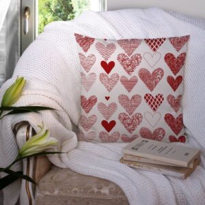 Valentine Pillow, Happy Valentine’s Day Red Heart&hellip;