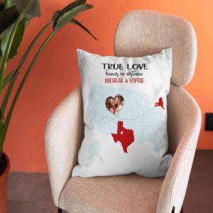 Valentine Pillow, Personalized Happy Valentine’s Day Throw&hellip;