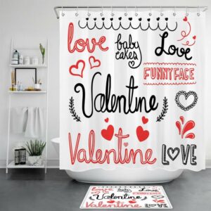 Valentine Shower Curtain, Valentine Love Shower Curtains&hellip;