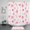 Valentine Shower Curtain, Valentines Love Valentine Hearts Shower Curtains Valentine Bathroom Decor Valentine Gift