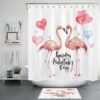 Valentine Shower Curtain, Valentines Shower Curtains Always In Love Bathroom Set Bathroom Decor Valentine Gift Anniversary Gift