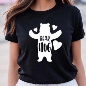 Valentine T-Shirt, Bear Hug Wildlife Animal Valentine&hellip;