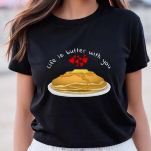 Valentine T-Shirt, Breakfast Valentines Day Shirt, Valentine&hellip;