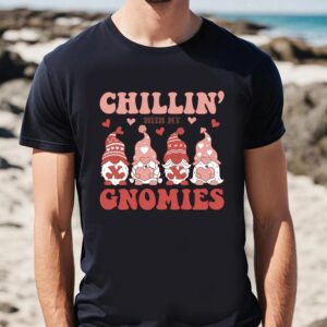 Valentine T Shirt Chillin With My Gnomies Red And Pink Xoxo Valentines Day T Shirt Valentine Day Shirt 2 fkkqkg.jpg