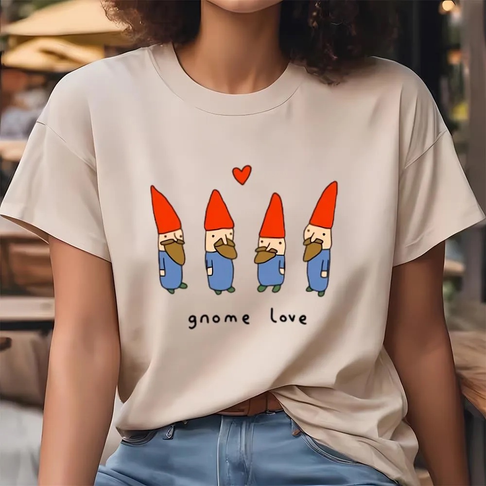 Valentine T-Shirt, Cute Gnome Love Valentine T-Shirt, Valentine Day Shirt