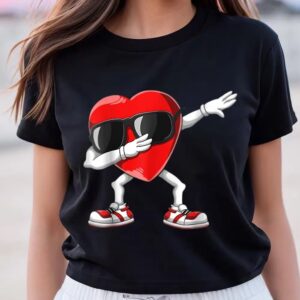 Valentine T-Shirt, Dabbing Heart Valentine Funny Valentines&hellip;
