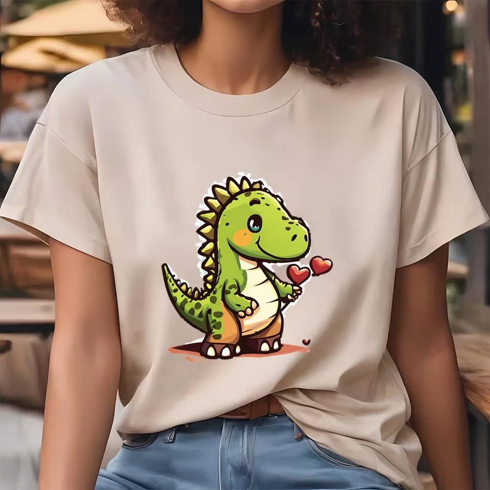 Valentine T-Shirt, Dino In Love Valentine T-Shirt, Valentine Day Shirt