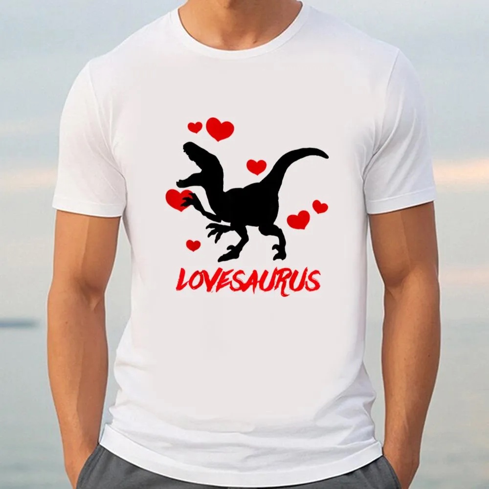 Valentine T-Shirt, Dinosaur Valentine Shirt Funny Valentines Day Gifts For Kids T-Shirt, Valentine Day Shirt
