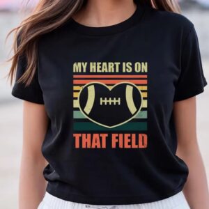 Valentine T-Shirt, Football Valentines Day Heart Is&hellip;