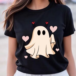 Valentine T-Shirt, Ghost Retro Valentines Day T-Shirt,&hellip;