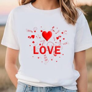 Valentine T-Shirt, Girls Valentines Day Shirt, Valentine&hellip;