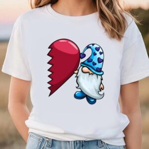 Valentine T-Shirt, Gnome Valentines Blue T-Shirt, Valentine&hellip;