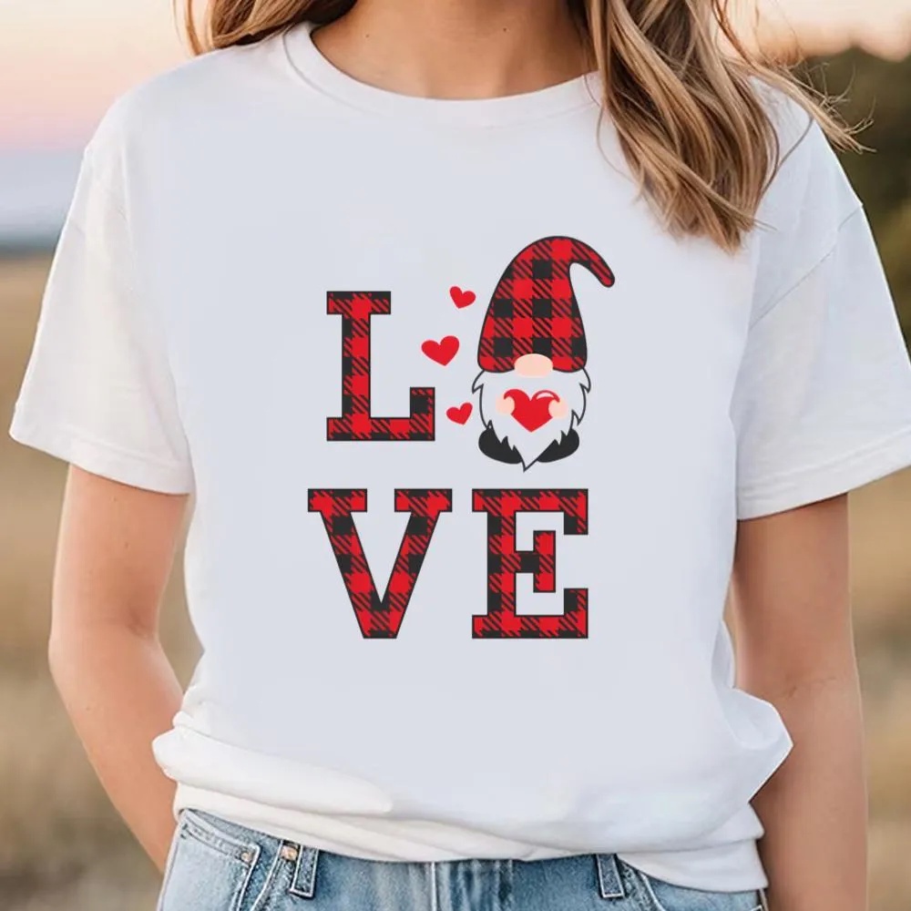 Valentine T-Shirt, Gnomes Love valentine Day T-Shirt, Valentine Day Shirt