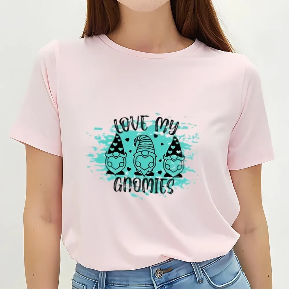 Valentine T-Shirt, Gnomes Lover Valentine T-Shirt, Valentine Day Shirt