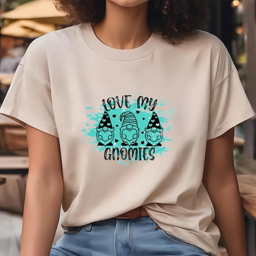 Valentine T-Shirt, Gnomes Lover Valentine T-Shirt, Valentine Day Shirt