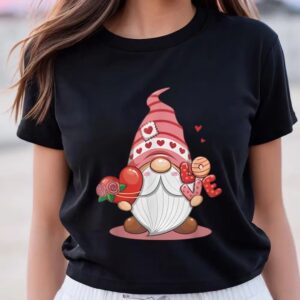 Valentine T-Shirt, Happy Valentine Day Gnome With&hellip;