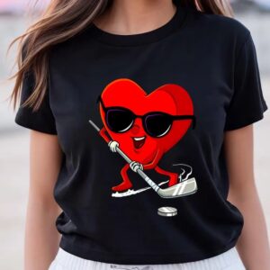 Valentine T-Shirt, Happy Valentine Day Heart Playing&hellip;
