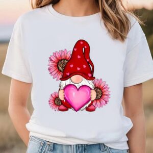 Valentine T-Shirt, Happy Valentine Day Pink Gnome&hellip;