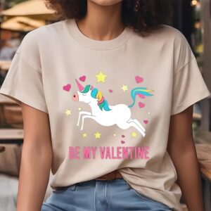 Valentine T Shirt Happy Valentine Day Unicorn Be My Valentine T Shirt Valentine Day Shirt 4 wdpj7n.jpg