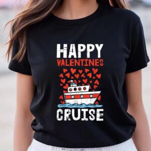 Valentine T-Shirt, Happy Valentines Cruise Hearts Cool&hellip;