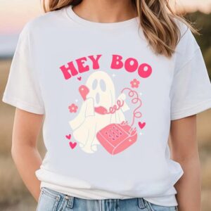 Valentine T-Shirt, Hey Boo Valentine T-Shirt, Valentine&hellip;
