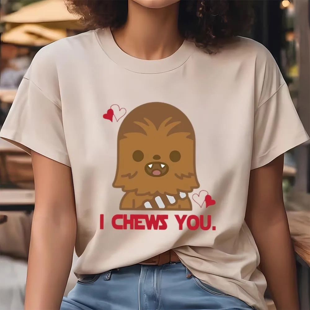 Valentine T-Shirt, I Chews You Chewbacca Shirt, Disney Valentine Shirt, Valentine Day Shirt