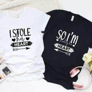 Valentine T-Shirt, Matching Outfits Set, Adorable Stealing&hellip;
