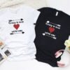 Valentine T-Shirt, Matching Outfits Set, Couples Sleeping Beautybeast Gift Set Fun, Comfy Matching Outfits