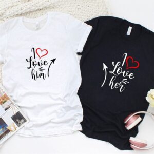Valentine T-Shirt, Matching Outfits Set, Cute Couples&hellip;