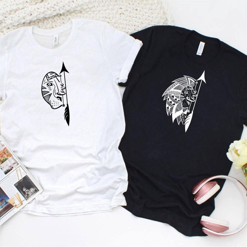 Valentine T-Shirt, Matching Outfits Set, Dynamic Duo Matching Outfits Stunning Lion & Lioness Set The Perfect Surprise Gift