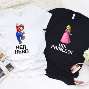 Valentine T-Shirt, Matching Outfits Set, Her Hero,&hellip;