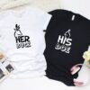 Valentine T-Shirt, Matching Outfits Set, His & Hers Matching Outfits Adorable Deer Hearts & Love Tee Set, Perfect For Couples Valentine T-Shirt, Matching Outfits Set, His & Hers Matching Outfits Adorable Deer Hearts & Love Tee Set, Perfect For Couples