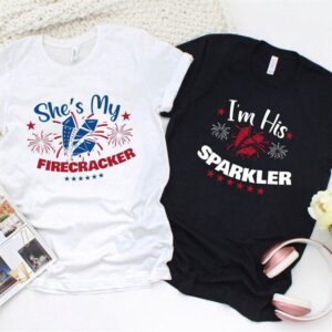 Valentine T-Shirt, Matching Outfits Set, His Sparkler&hellip;