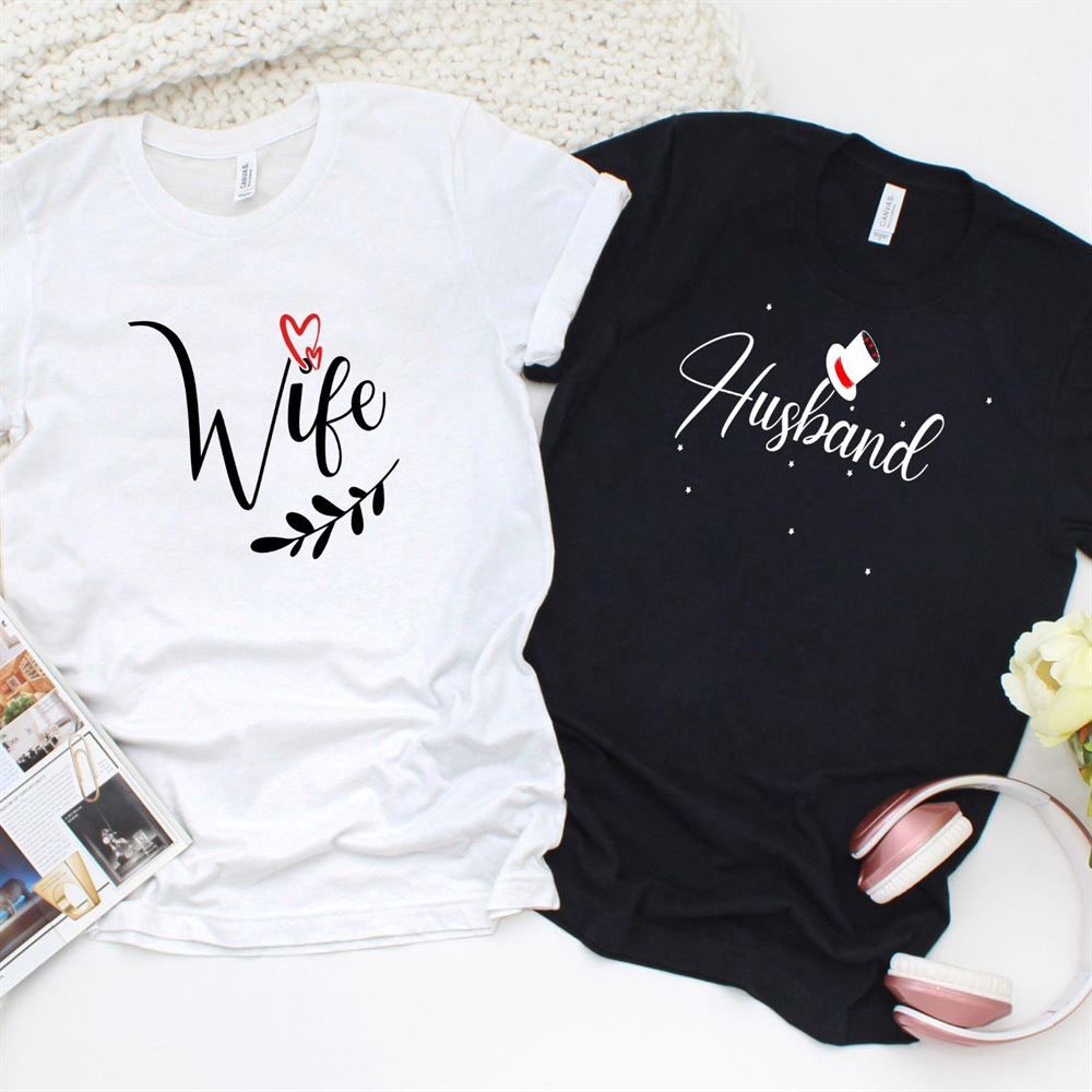 Valentine T-Shirt, Matching Outfits Set, Husband & Wife Matching Set Wedding, Honeymoon & More