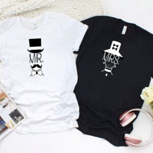 Valentine T-Shirt, Matching Outfits Set, Just Married&hellip;