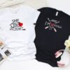 Valentine T-Shirt, Matching Outfits Set, Matching Couple Outfits Unisex Hoodies & Sweatshirts Gift For Boyfriend, Girlfriend