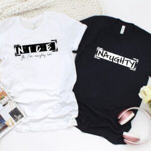 Valentine T-Shirt, Matching Outfits Set, Matching Naughty&hellip;