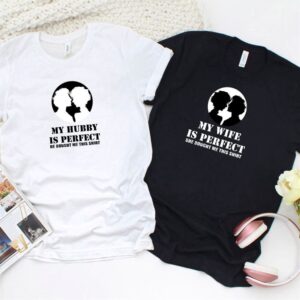 Valentine T-Shirt, Matching Outfits Set, Perfect Hubbywifey&hellip;