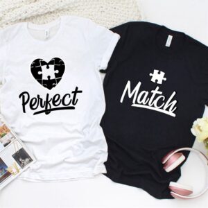 Valentine T-Shirt, Matching Outfits Set, Perfect Match&hellip;