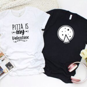 Valentine T-Shirt, Matching Outfits Set, Pizza Love&hellip;