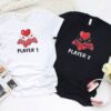 Valentine T-Shirt, Matching Outfits Set, Play Together Stay Together Matching Set Couples Gift For Gamers & Valentines Day Valentine T-Shirt, Matching Outfits Set, Play Together Stay Together Matching Set Couples Gift For Gamers & Valentines Day