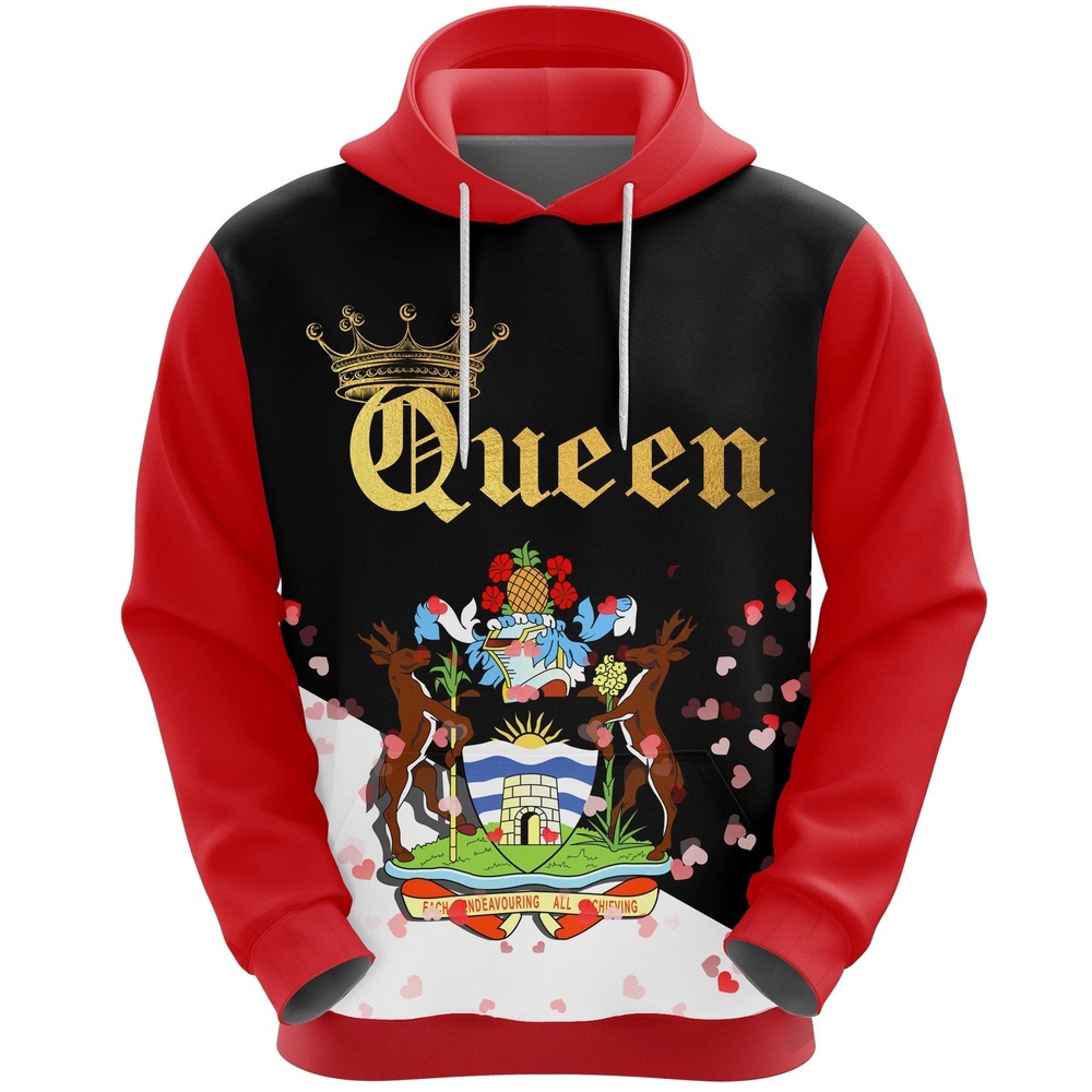 Valentines Day Hoodie, Antigua and Barbuda Queen Valentine Hoodie Valentines Day Hoodie, Antigua and Barbuda Queen Valentine Hoodie