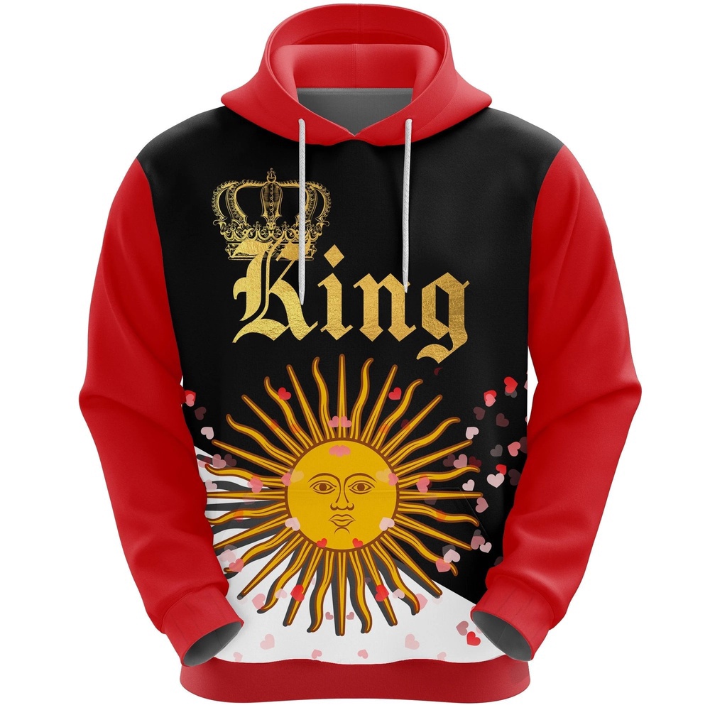 Valentines Day Hoodie, Argentina King Valentine Hoodie 3D All Over Print Gift For Men And Women Valentines Day Hoodie, Argentina King Valentine Hoodie 3D All Over Print Gift For Men And Women