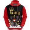 Valentines Day Hoodie, Austrian Empire King Valentine Hoodie
