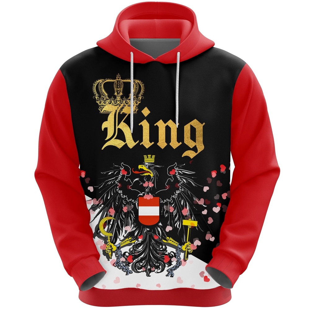 Valentines Day Hoodie, Austria King Valentine Hoodie Valentines Day Hoodie, Austria King Valentine Hoodie