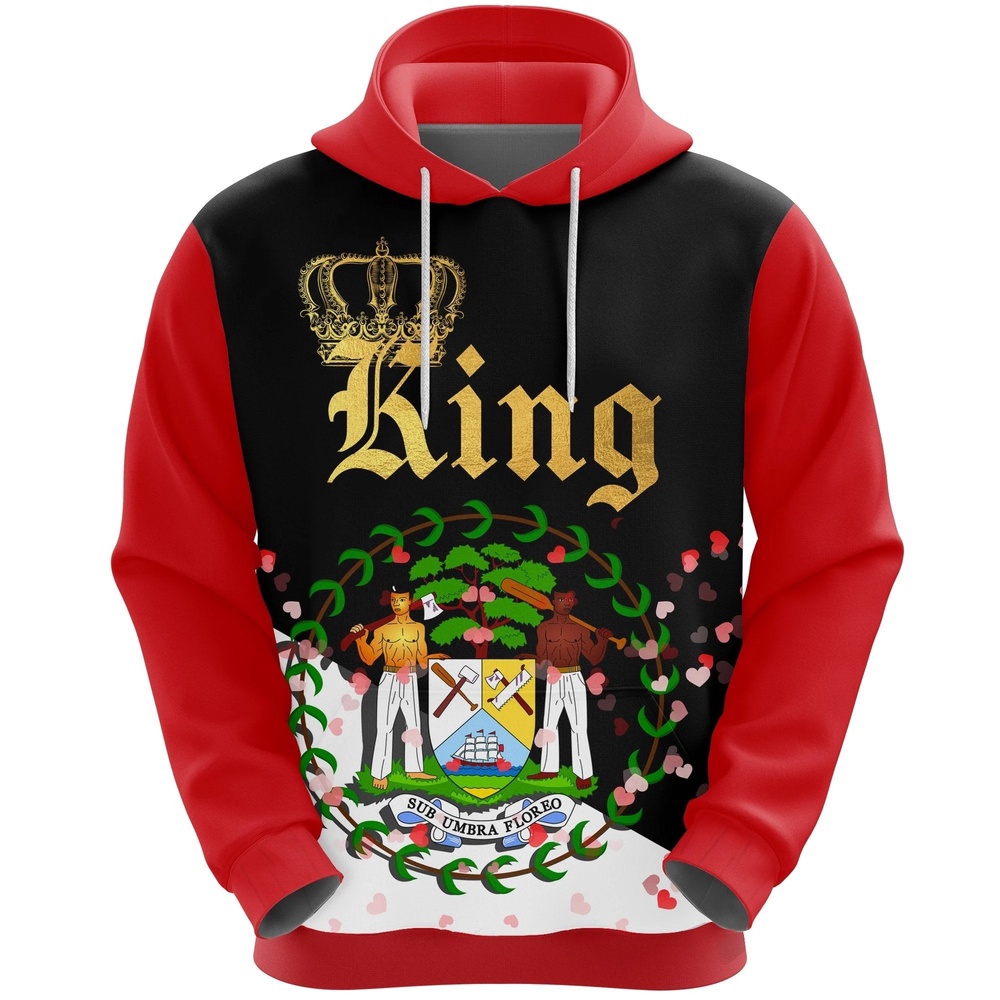 Valentines Day Hoodie, Belize King Valentine Hoodie Valentines Day Hoodie, Belize King Valentine Hoodie