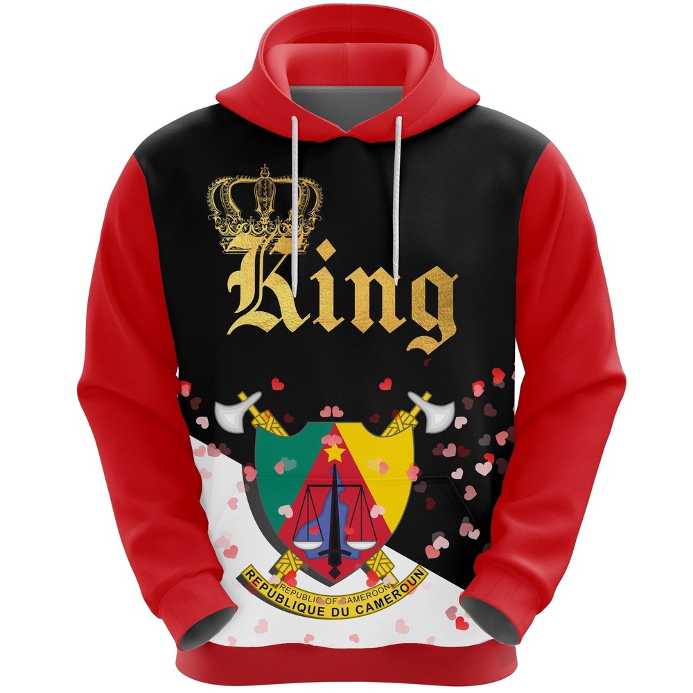 Valentines Day Hoodie, Cameroon King Valentine Hoodie Valentines Day Hoodie, Cameroon King Valentine Hoodie