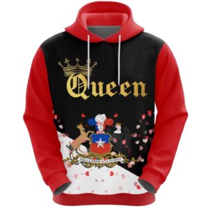 Valentines Day Hoodie, Chile Queen Valentine 3D&hellip;